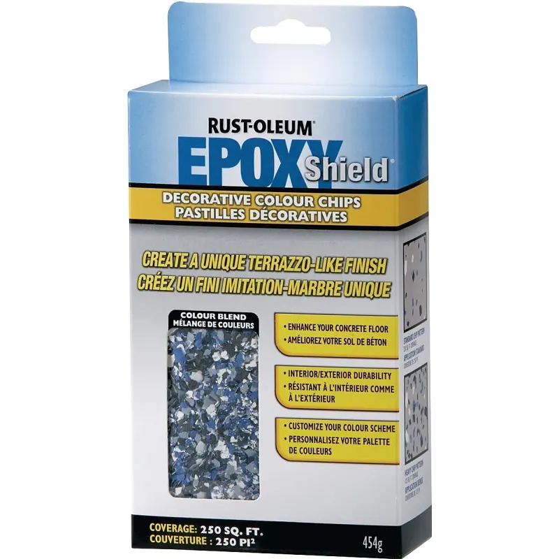 Rust-Oleum N238469 Color Chip, Solid, Blue/Gray, 474 g, Pack