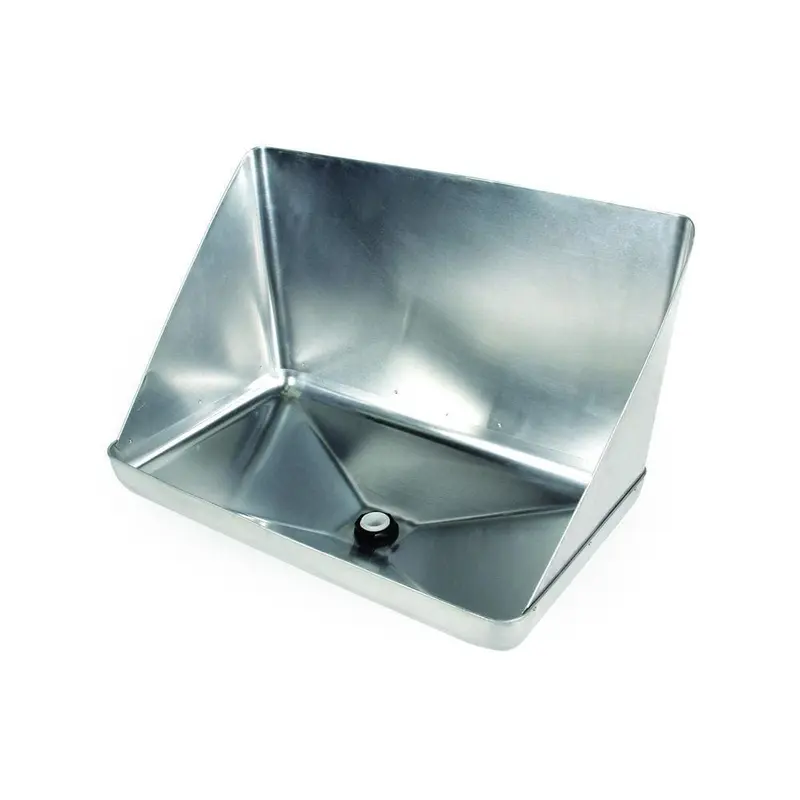 Aluminum Tankless Water Heater Drain Pan with PVC Fitting2.38 / each