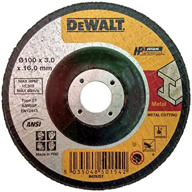 Metal Grinding Wheel - T27 - 100x6x16mm