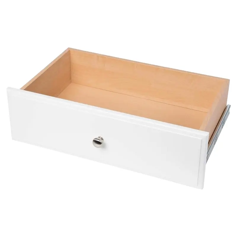 Easy Track RD08 Drawer, Wood, White