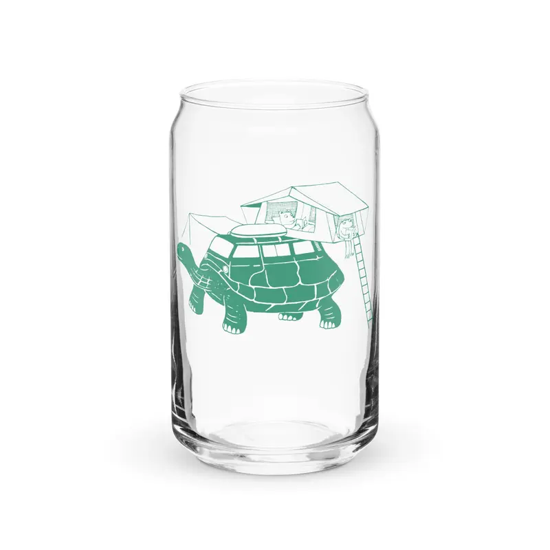 Tin-Top Turtle Pint Glass16 oz