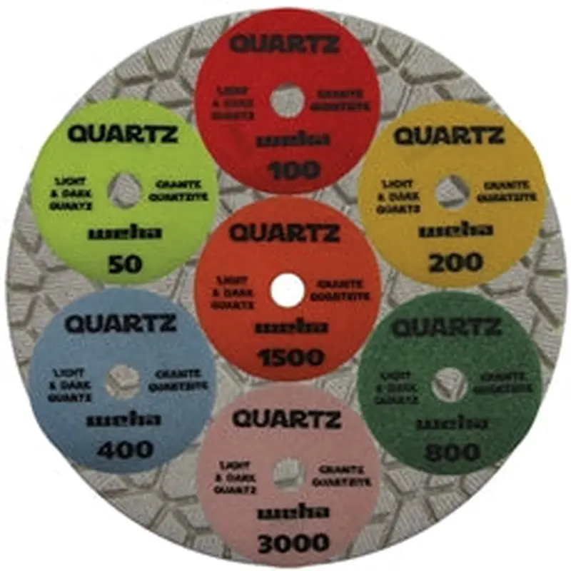 Weha 4 Quartz Diamond Polishing Pads - WET50