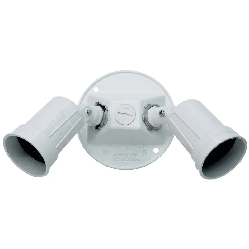 Teddico/Bwf 93102W-1 Lamp Holder, Metal Housing Material, White