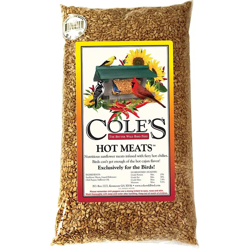 Cole's Hot Meats HM20 Blended Bird Seed, Cajun Flavor, 20 lb Bag