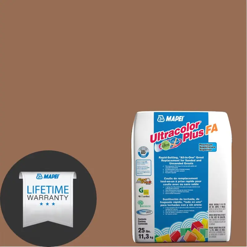 110 Caramel Ultracolor Plus FA Grout (25 lbs)