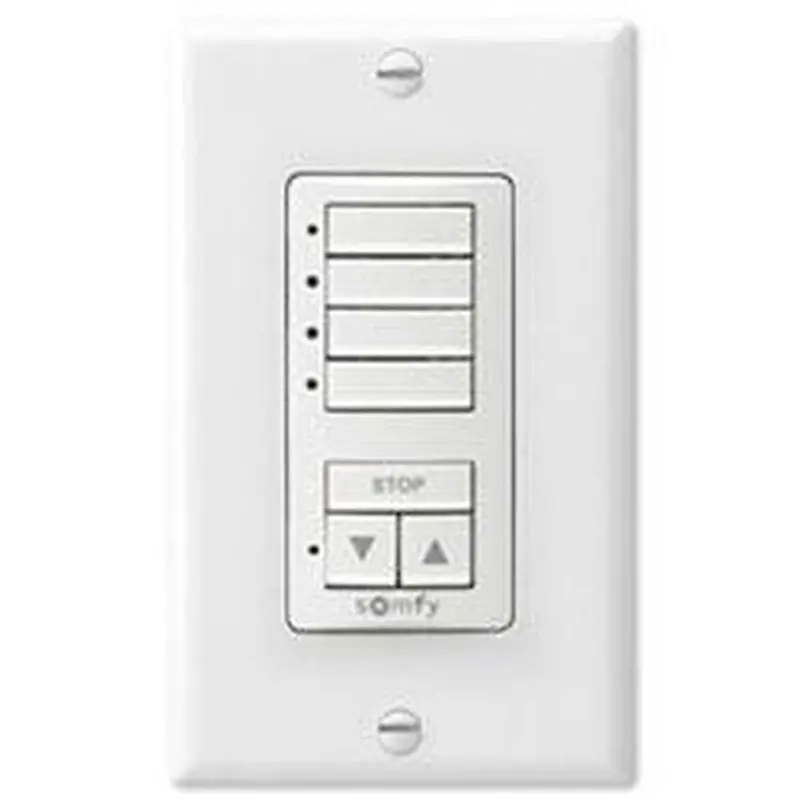 Somfy DecoFlex WireFree, RTS 4 Wall Switch - Pure