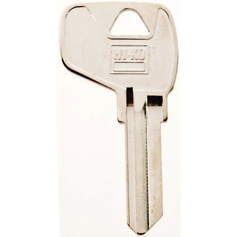 Hy-Ko 11010MD17 Key Blank, Brass, Nickel, For: Master Cabinet, House Locks and Padlocks
