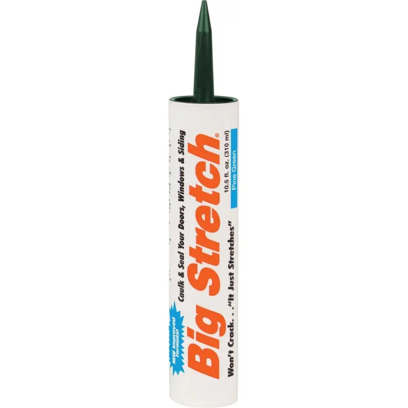 Sashco 10024 Caulk, Pine Green,-30 to 250 deg F, 10.5 oz, Cartridge