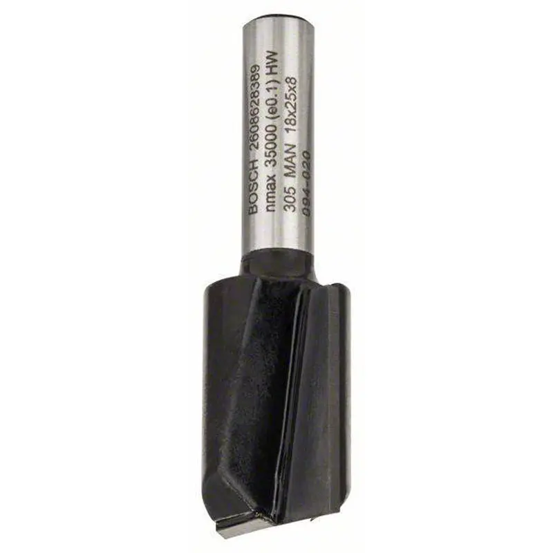 Straight Bit 8mm, D1 18mm, L 25mm, G 56mm