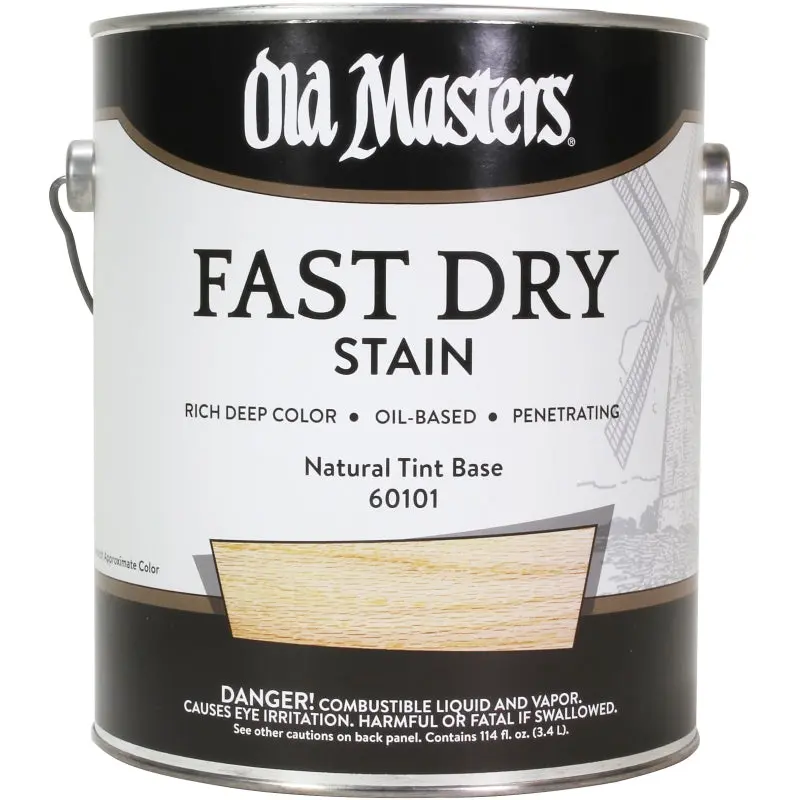 Old Masters 60101 Fast Dry Stain, Natural, Liquid, 1 gal