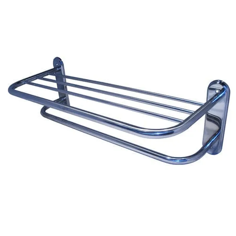 ARISTA Arista Shelf 24-in Chrome Wall Mount Double Towel Bar