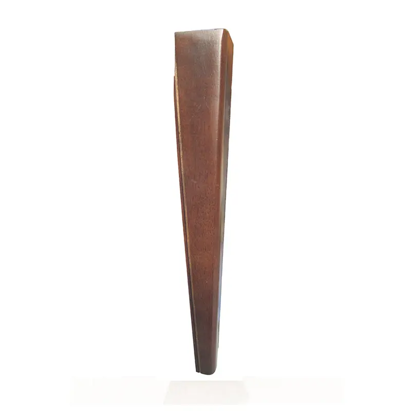 Front Leg Walnut 15.125"-12.5" x (2"-.875" 20/case