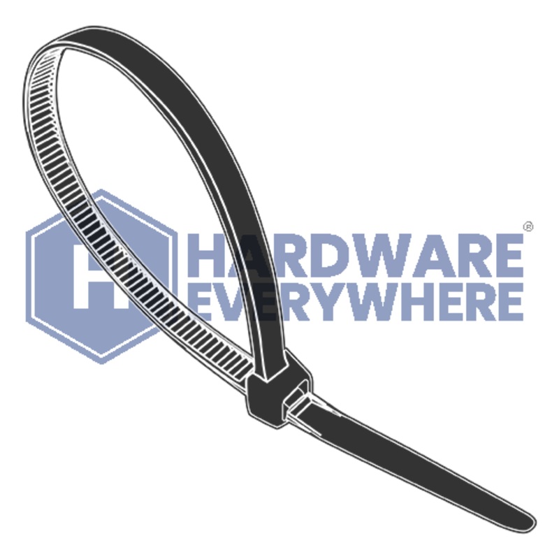 15 1/2 CABLE TIES / Nylon / Black