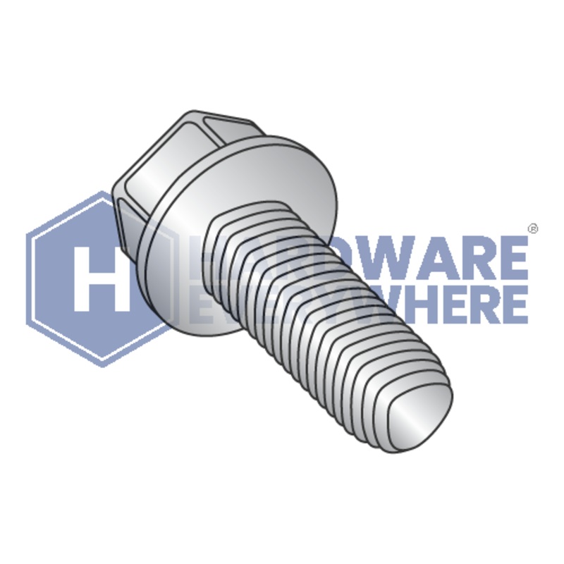5/16-18 X 5/8 Thread Forming Screws / Unslotted / Hex Washer Head / 18-8 Stainless / Plain / Taptite Alternate