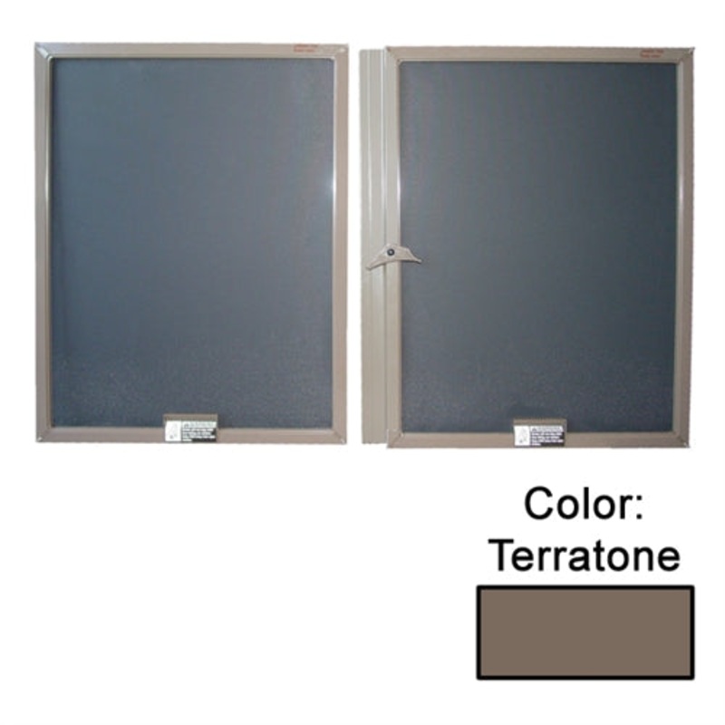 Andersen G42 400 Series Gliding Window Full 2 Piece Truscene Screen in Terratone