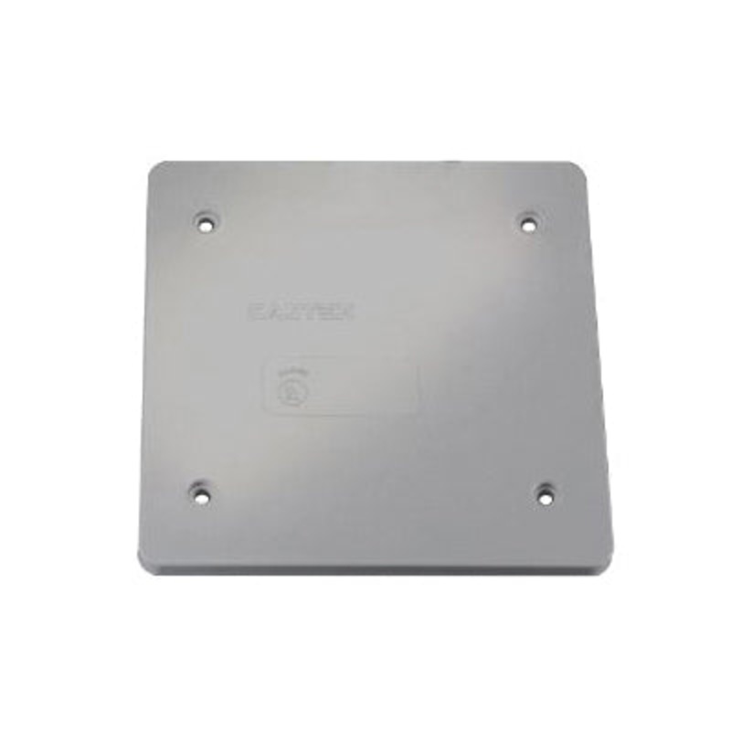 CANTEX 5133410 Weather-Proof Blank Cover, 2 -Gang, PVC Cover