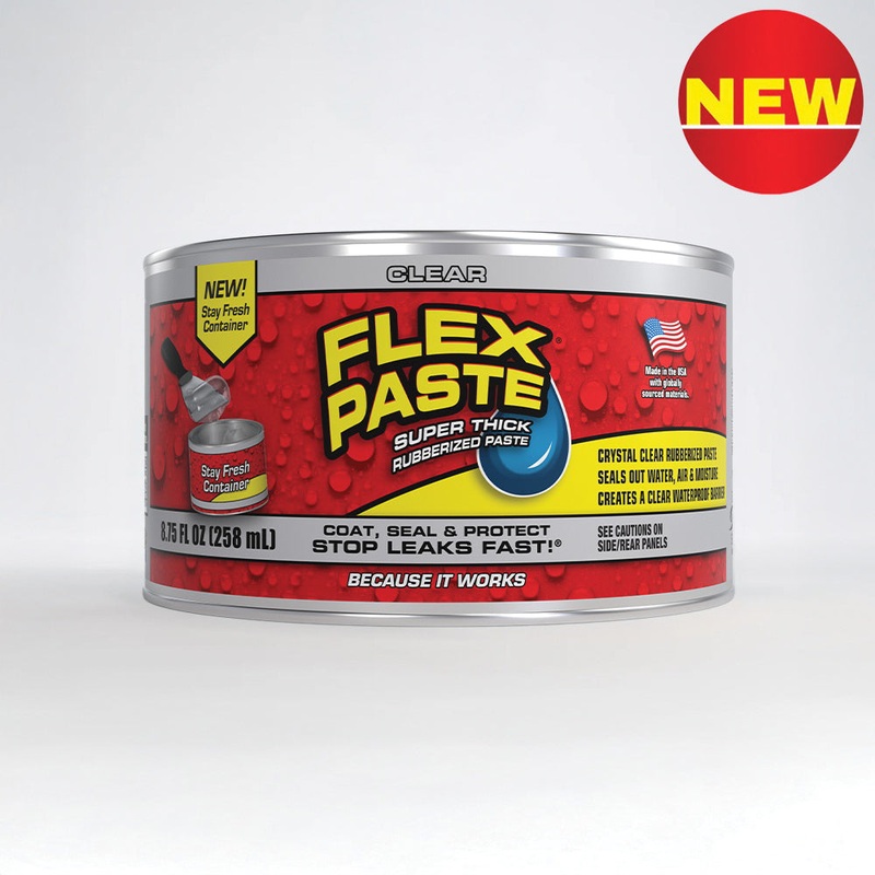 FLEX SEAL PFSWHTR10 Rubber Coating, Paste, White, 15 to 30 min Dry Time, 9 oz Cartridge