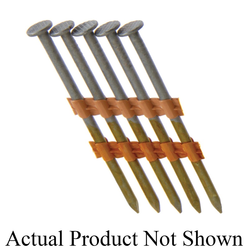 Grip-Rite GR014 Strip Nail, 3 in L, 21d Penny, Round Head, Steel, Bright