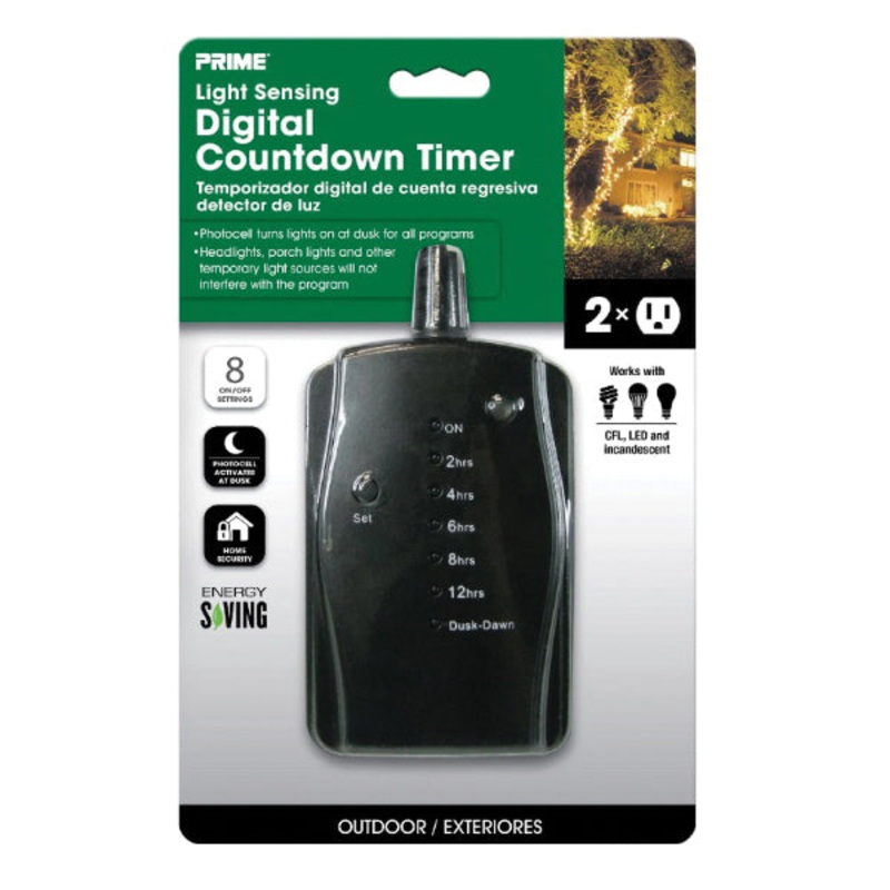 PRIME TNOLED02 LED Countdown Timer, 125 V Input